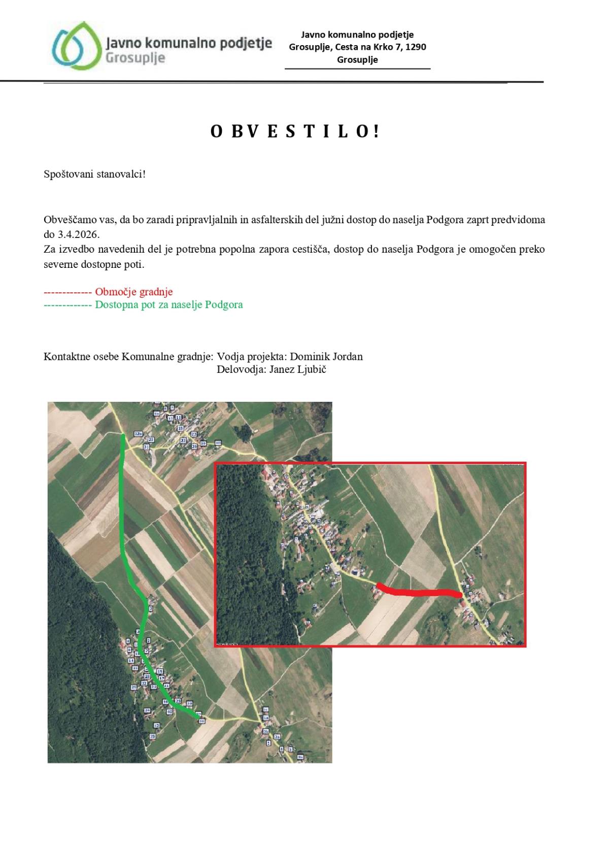 Obvestilo stanovalcem Kompolje Podgora - asfaltiranje_page-0001